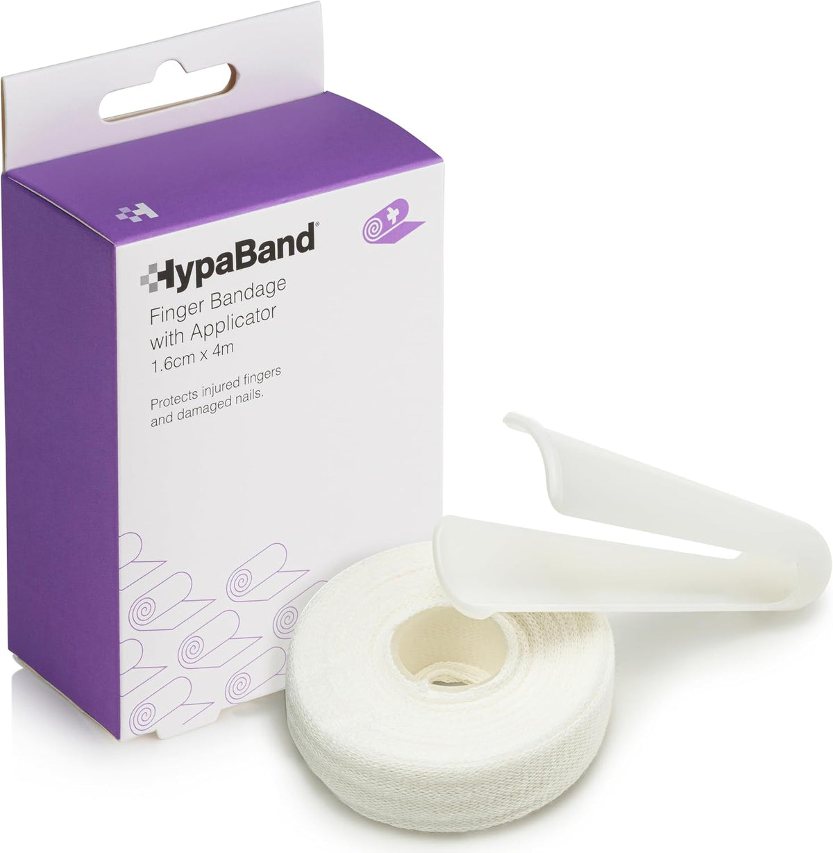 Safety First Aid HypaBand Finger Bandage with Applicator, 1.6cm x 4m