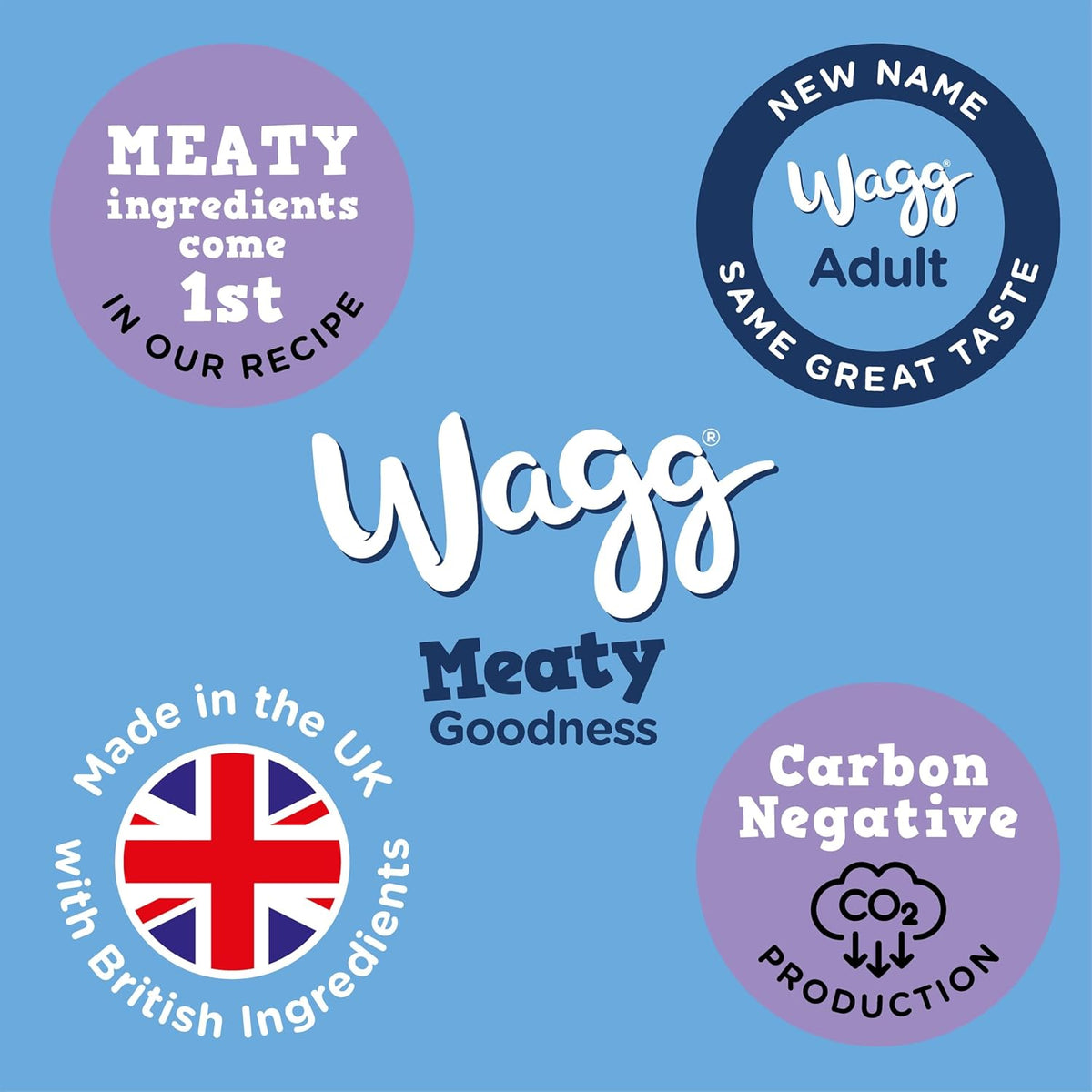 Wagg Meaty Goodness Complete Dry Adult Dog Food Beef 12kg