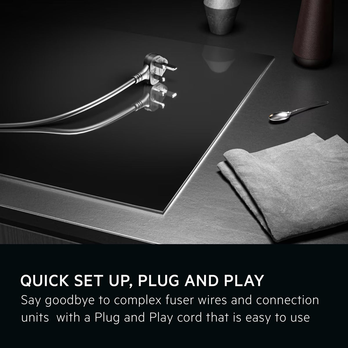 AEG Induction Hob IKB64401FB, 59 cm, 4 Zones