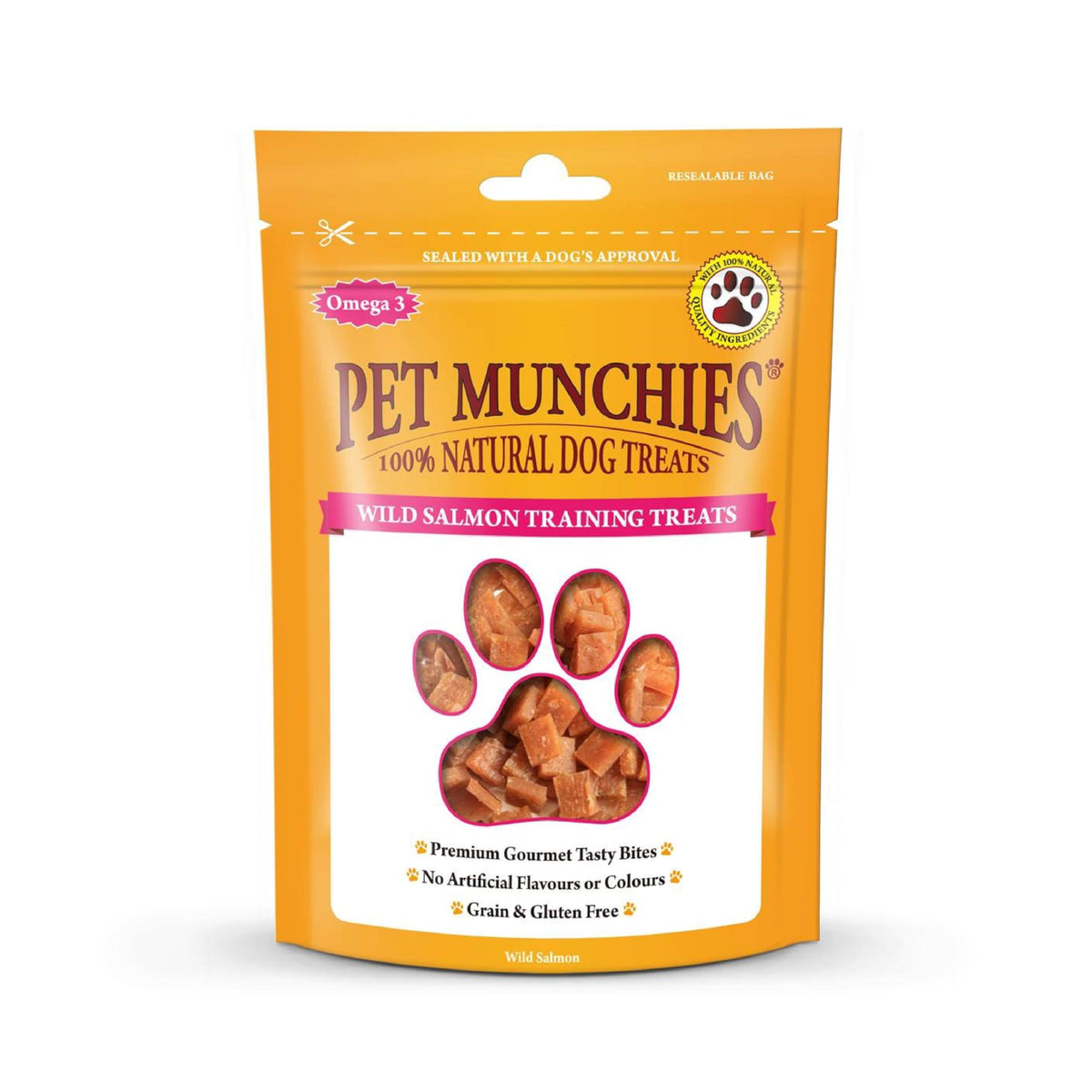 Pet Munchies Venison & Beef Liver Dog Training Treats, Grain Free Tasty Bites with Natural Real Meat, Low in Fat 50g
