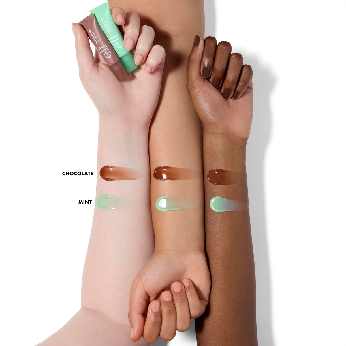 e.l.f. Squeeze Me Lip Balm Duo, Moisturizing Lip Balm for a Sheer Tint of Colour, Infused with Hyaluronic Acid, Vegan & Cruelty-Free, CHERRY/BUBBLEGUM