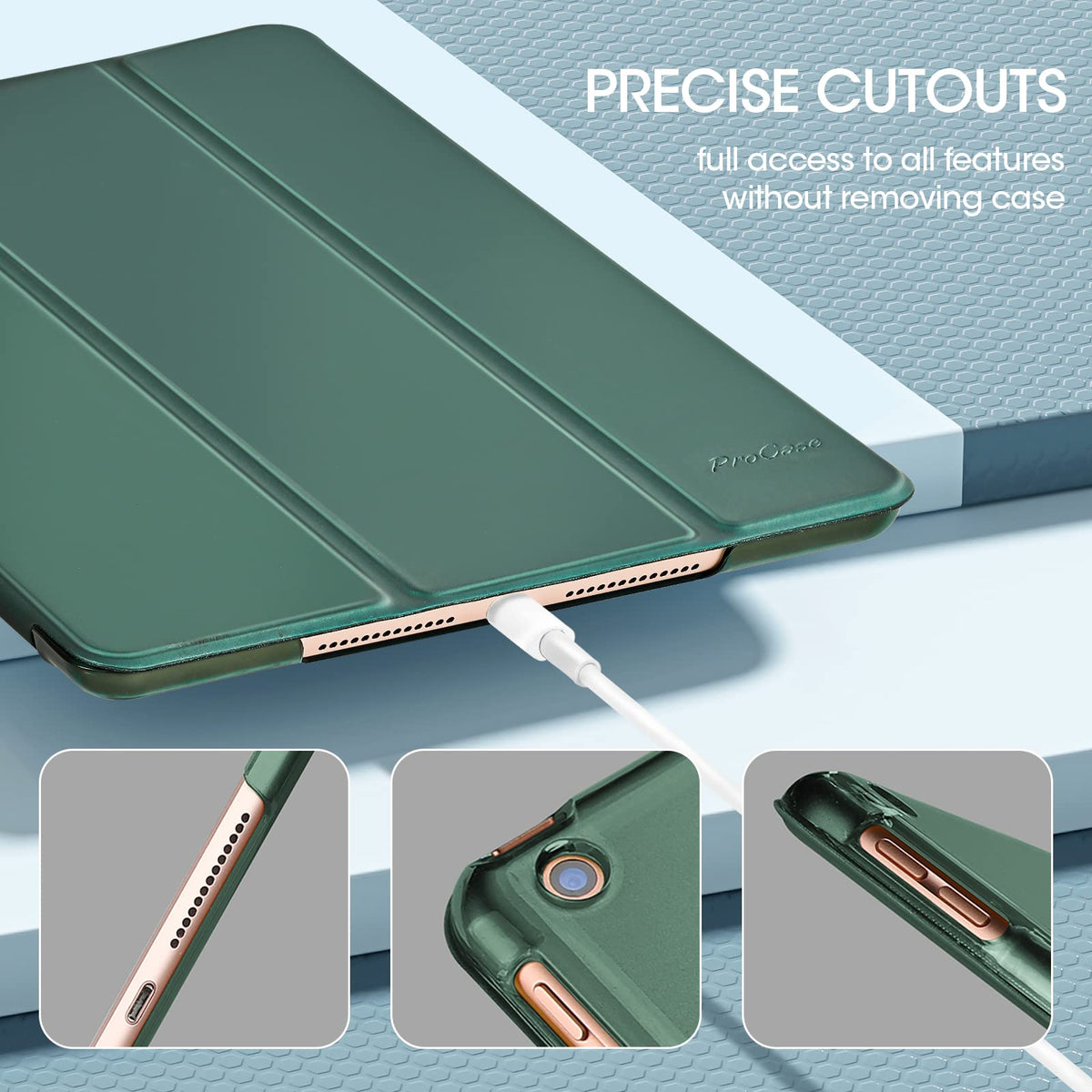 ProCase for iPad 9th/ 8th/ 7th Generation Case 10.2 Inch (Navy)