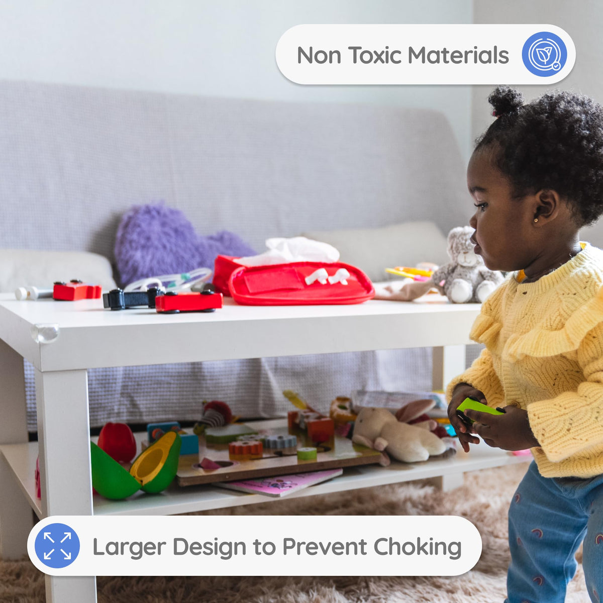 BABYGO® Magnetic Kitchen Cupboard Locks, Child Safety, 10 Locks, 2 Keys