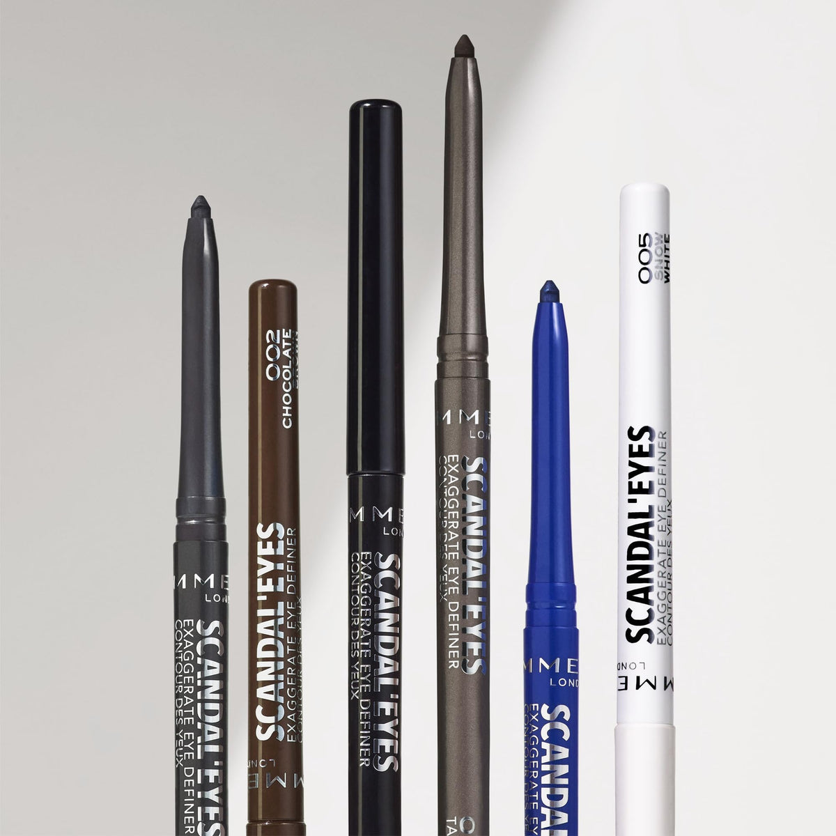 Rimmel London Scandaleyes Exaggerate Eye Definer, 001 Intense Black, 0.35g