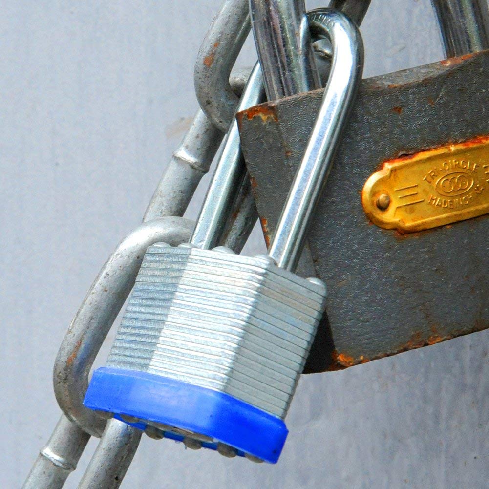 SEPOX® Heavy Duty Outdoor Padlock Keyed-Alike 58mm Extra Long Shackle 4Pack