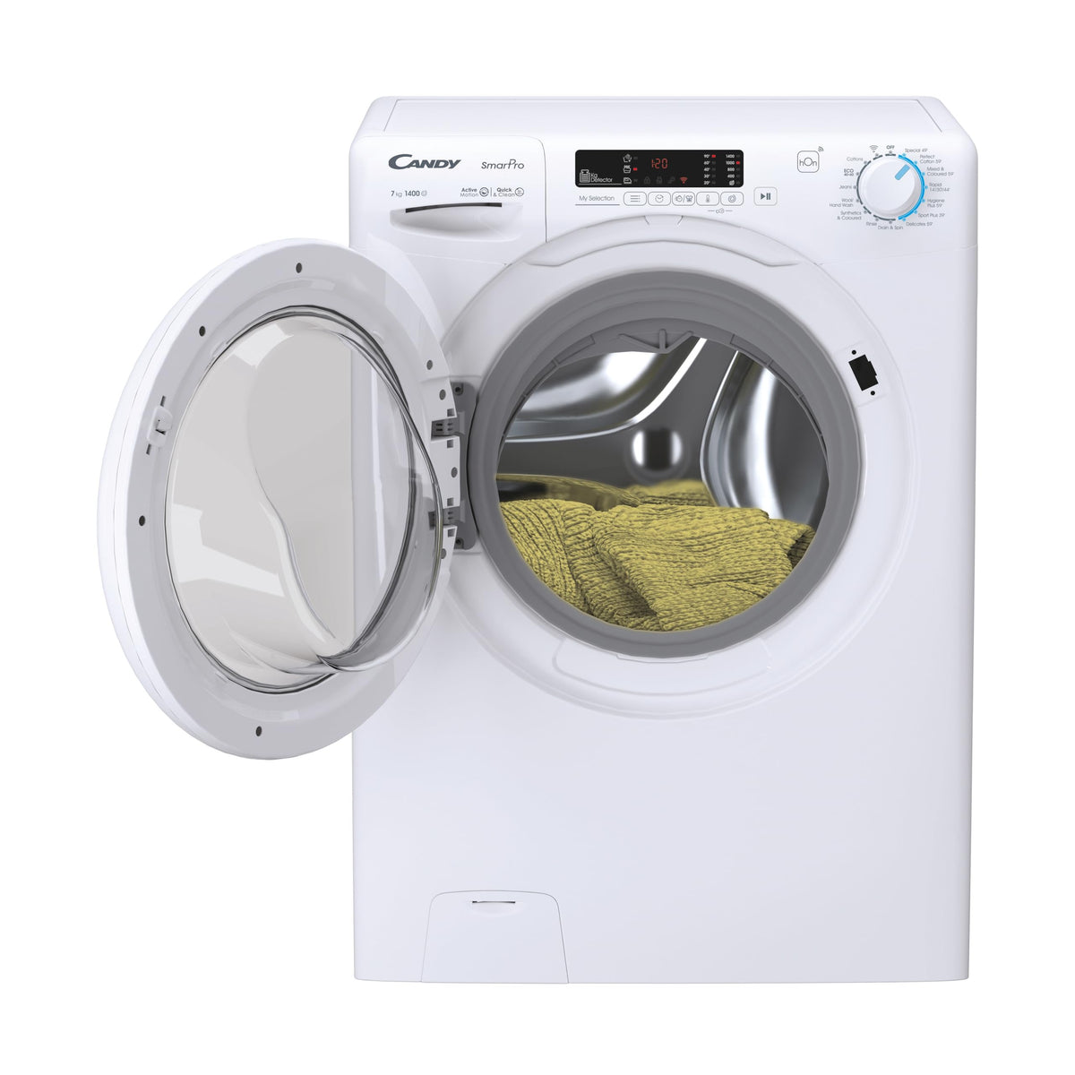Candy Smart CS 14102DWBB4/80 10kg Washing Machine, B Rated, Black