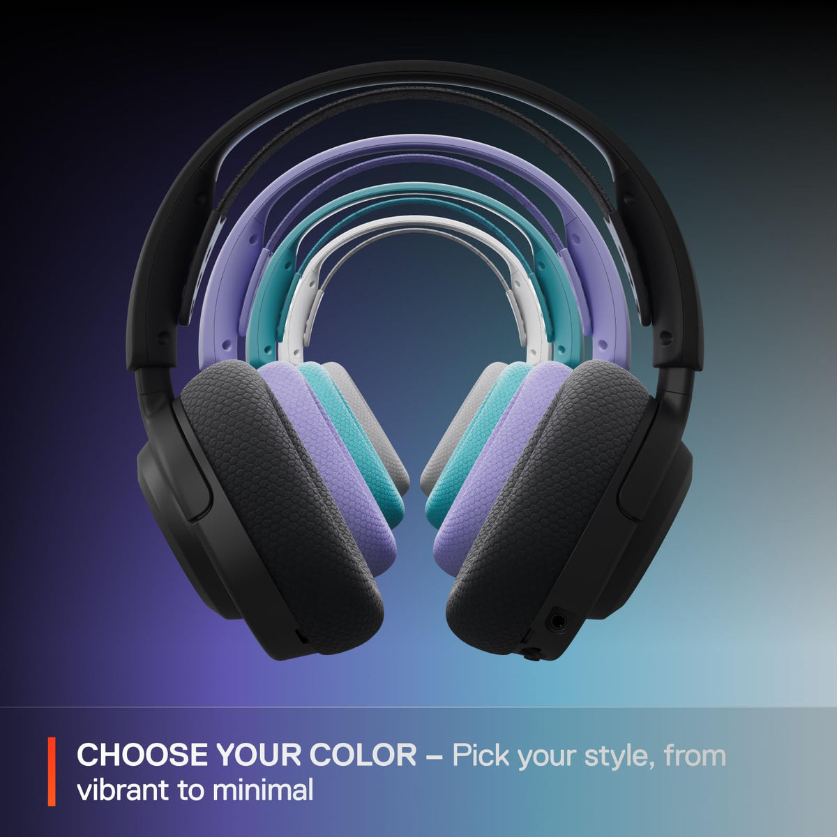 SteelSeries Arctis Nova 3X Wireless - Xbox Headset - Gaming Headset - Mobile App Control - 40 HR Battery with fast charging - Compatible with Xbox, PC, Switch and more - 2.4GHz/Bluetooth - Lavender