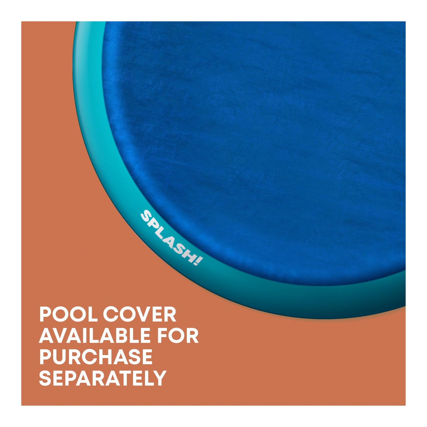SPLASH! 6ft Inflatable Swimming Pool - Quick Set Inflatable Pool Garden with Double Vinyl Wall, Hose Adaptor, Safety Valve & Repair Patches - Outdoor Paddling Pool for Kids and Adults