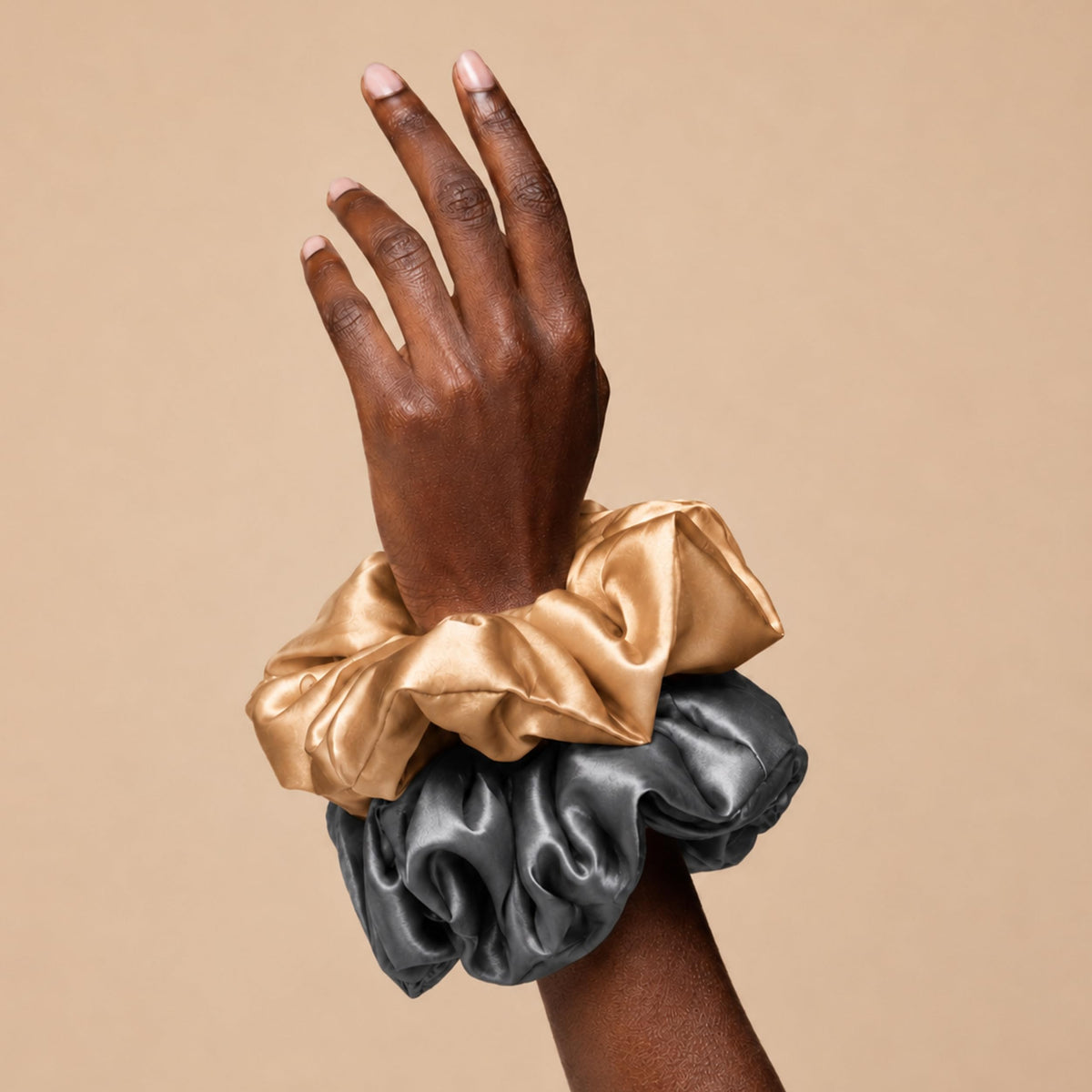 Kitsch Satin Scrunchies for Women 3pcs - Garden Bouquet