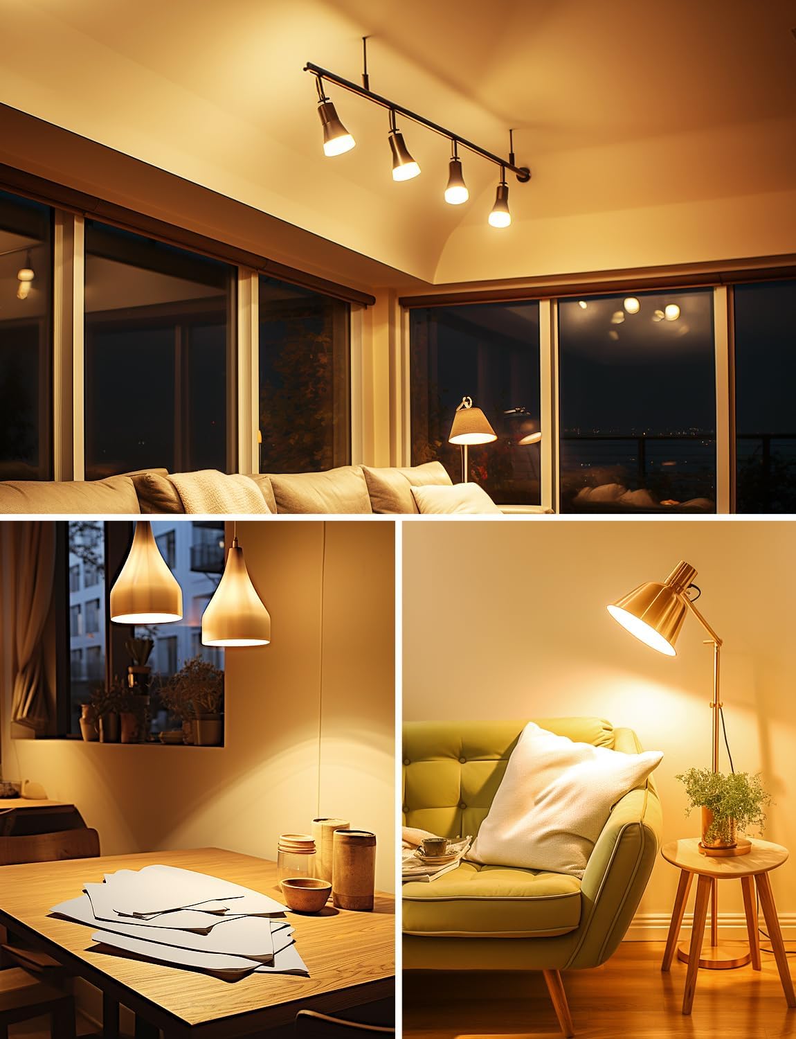 Lepro R50 E14 LED Light Bulb, Warm White 2700K, 4.9W=40W, 470LM, Pack of 3