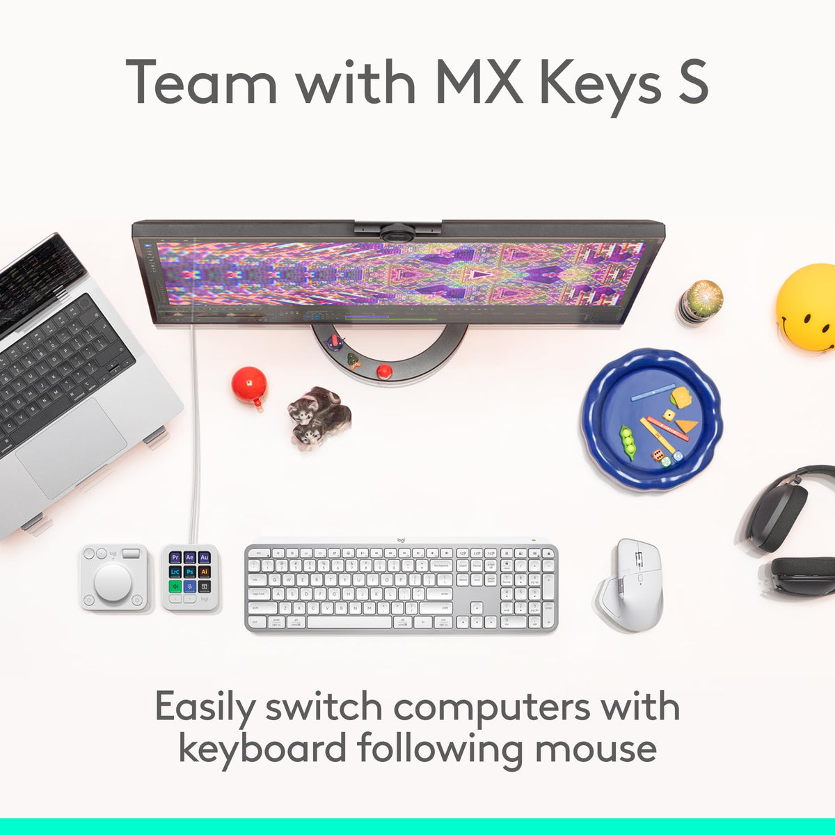 Logitech MX Master 4, Ergonomic Wireless Mouse