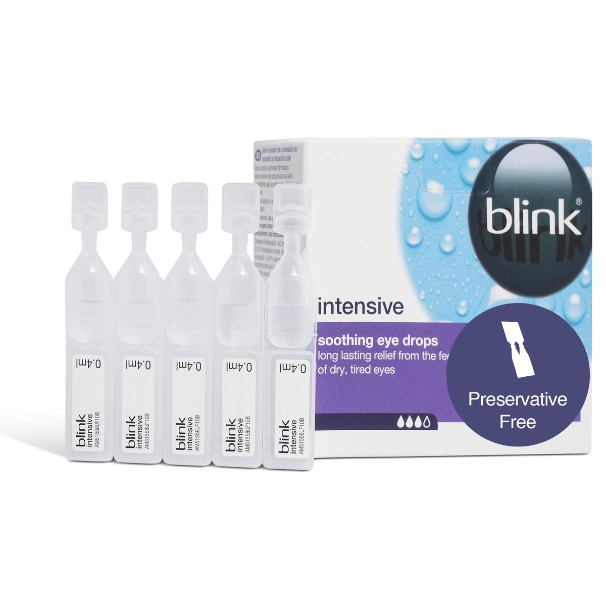 Blink Intensive Eye Drops for Dry Eyes, 10 ml