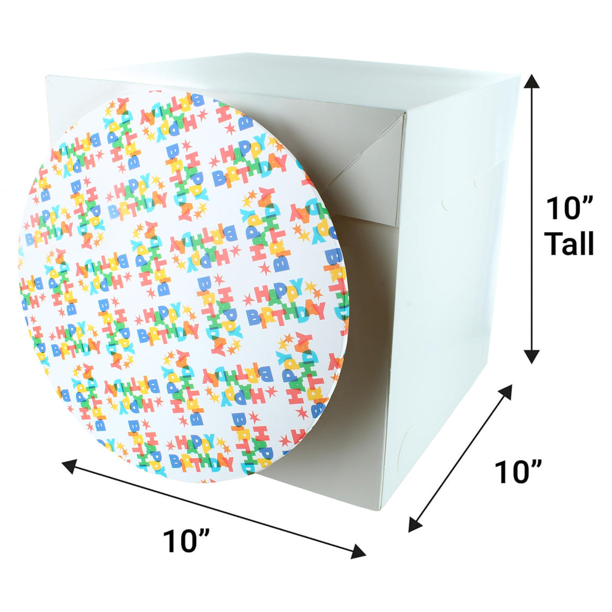 Culpitt 8" (20cm) Marble Print Masonite Board & Extra Tall Box Set
