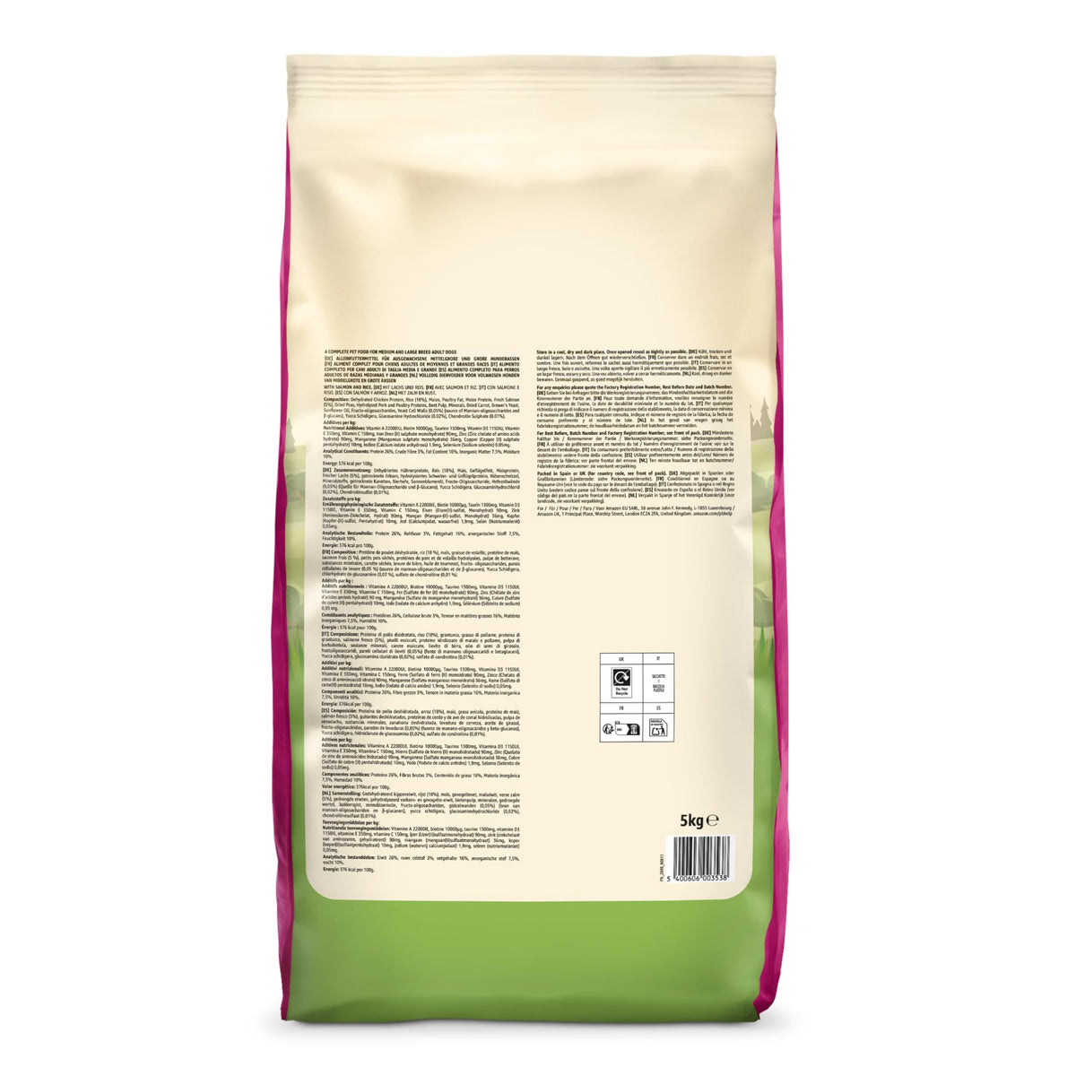 by Amazon Complete Dry Dog Food Rich in Chicken & Rice 3kg