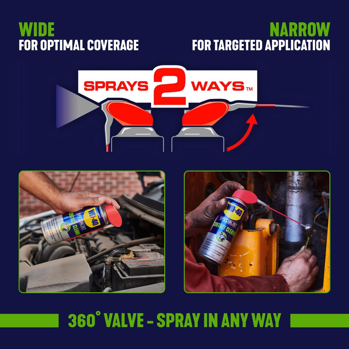 WD-40 Specialist Electrical Contact Cleaner Spray, Residue-Free - 400ml