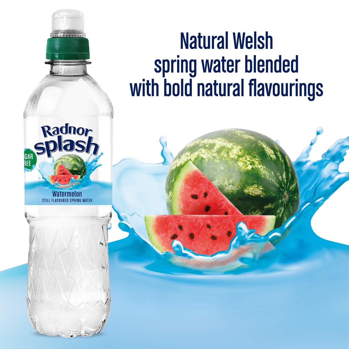 Radnor Splash Flavoured Water Sugar Free 500ml - Pack of 24 (Strawberry)