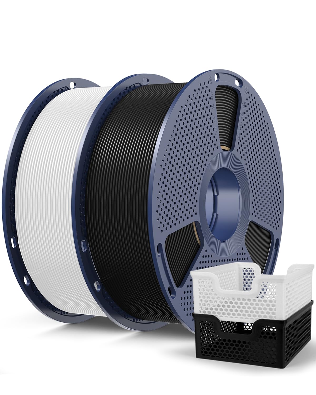 SUNLU Rapid PLA Plus 2.0 Filament Black 1KG, Upgraded PLA+ Filament 1.75mm