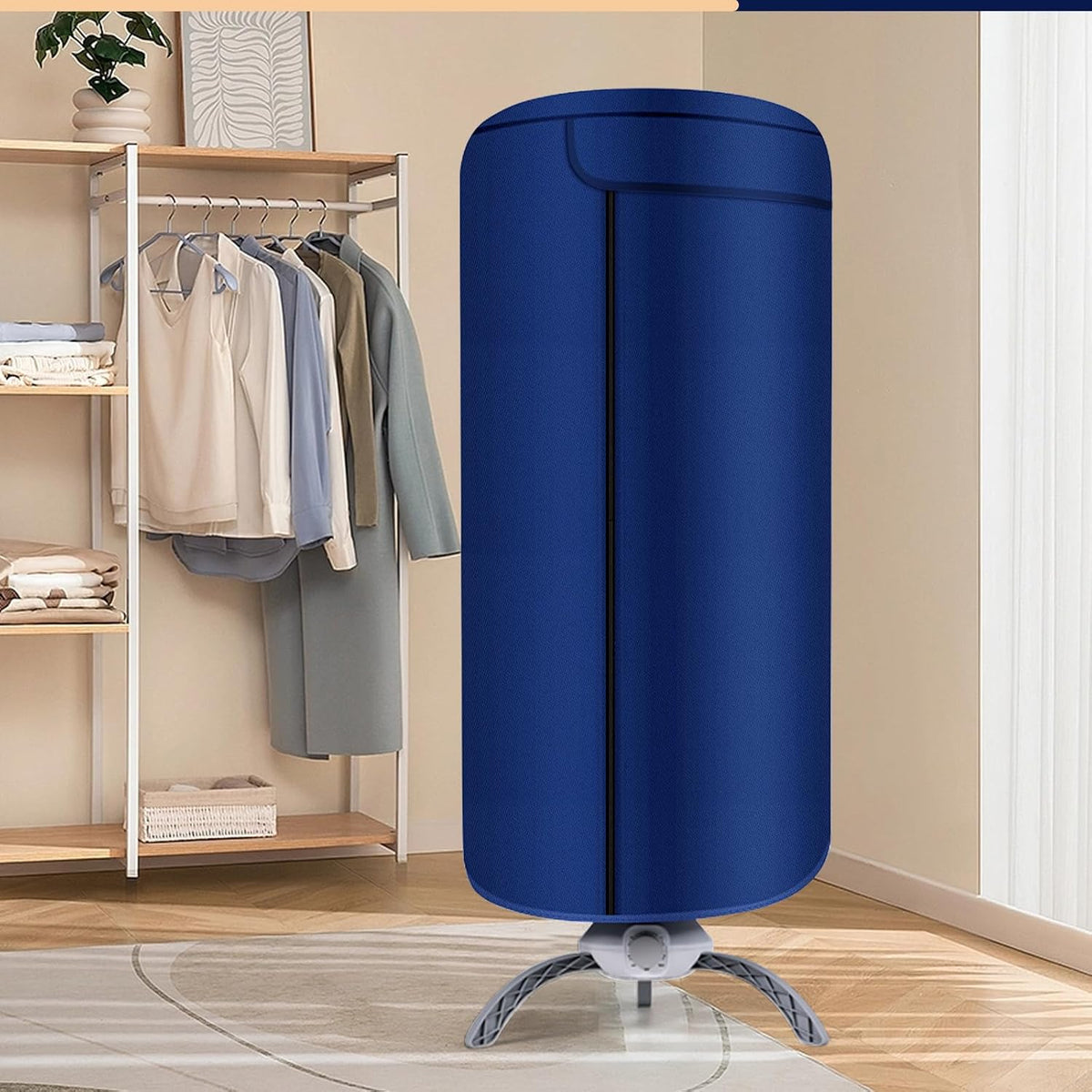 Heated Clothes Airer, 900W Electric Clothes Dryer, 12kg 2-layer Circulates Hot Air Airer Machine for Quick Drying