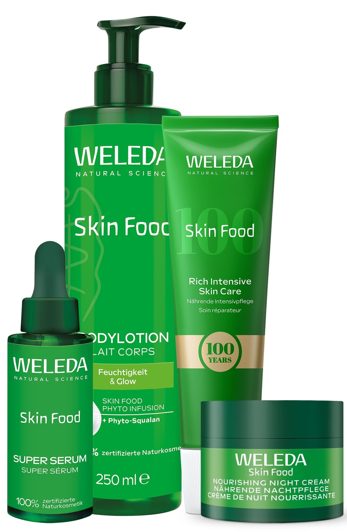 Weleda Skin Food, Dry Skin Moisturiser, Moisturising Cream & Primer, Face & Body, For Men & Women, Multiple Uses, 100% Certified Natural, Organic, 75ml