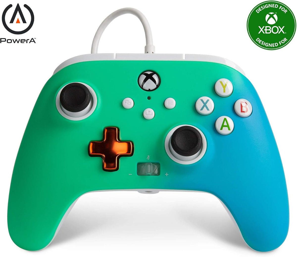 PowerA Enhanced Wired Controller for Xbox Series X|S – Seafoam Fade (Amazon Exclusive)
