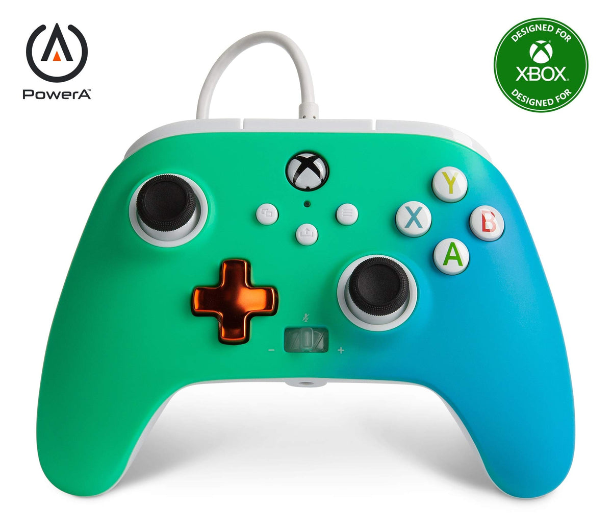 PowerA Enhanced Wired Controller for Xbox Series X|S – Seafoam Fade (Amazon Exclusive)