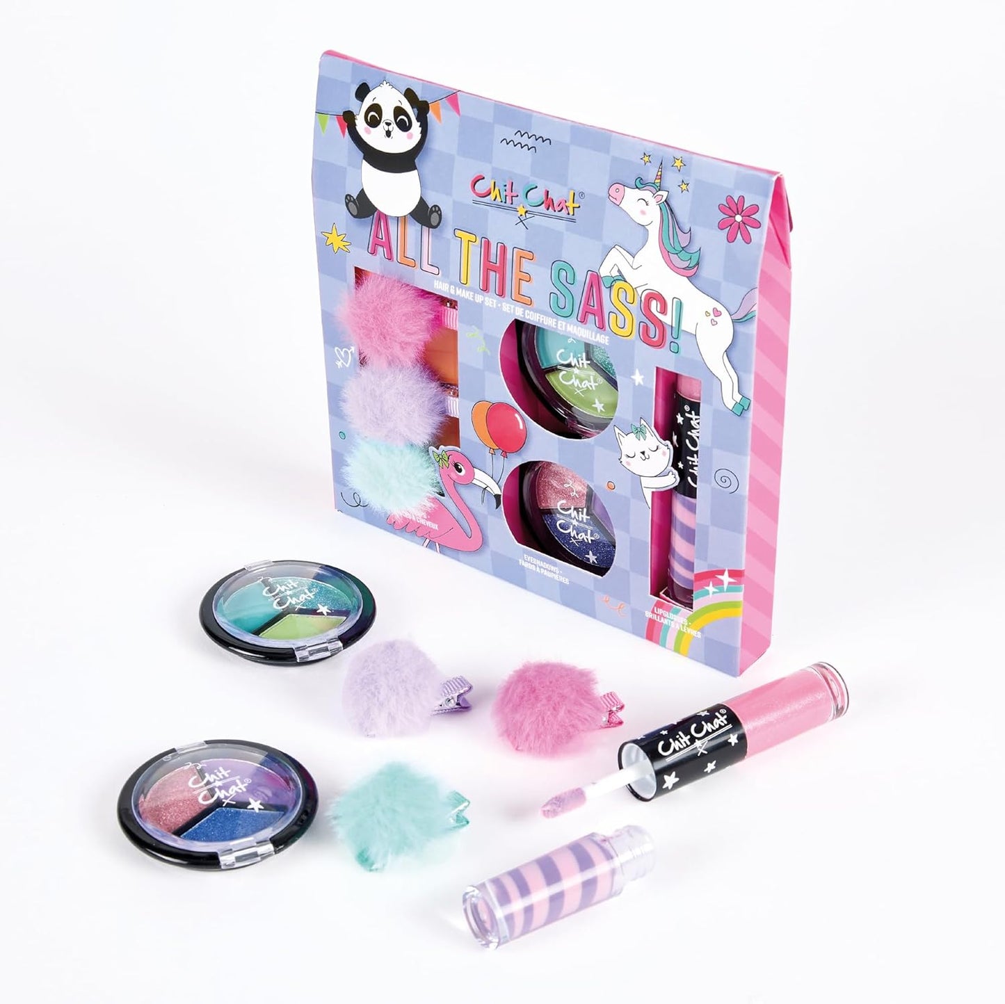 Chit Chat All the Sass Gift Set - The Ultimate Mini Me Makeup & Pamper Kit for Little Fashionistas!