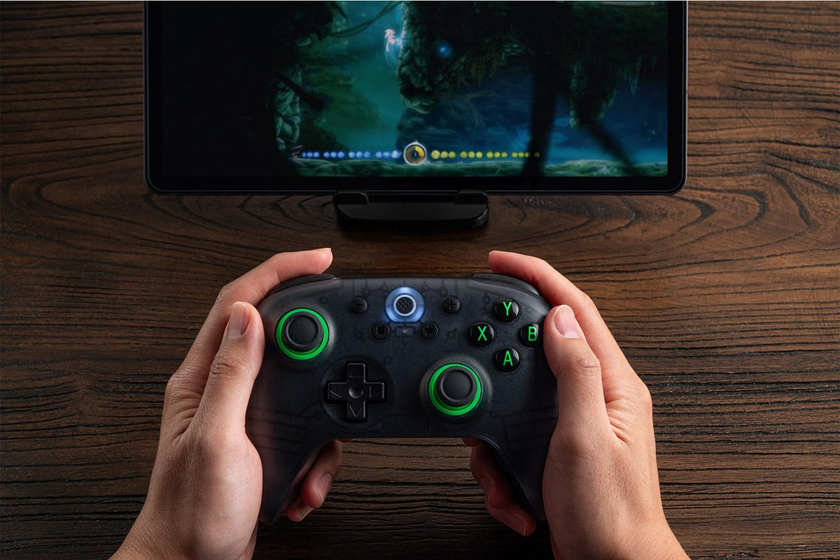 8Bitdo Ultimate 2C Wireless Controller for Windows PC and Android, with 1000Hz Polling Rate, Hall Effect Joysticks and Hall Triggers, and Remappable L4/R4 Bumpers (Peach)