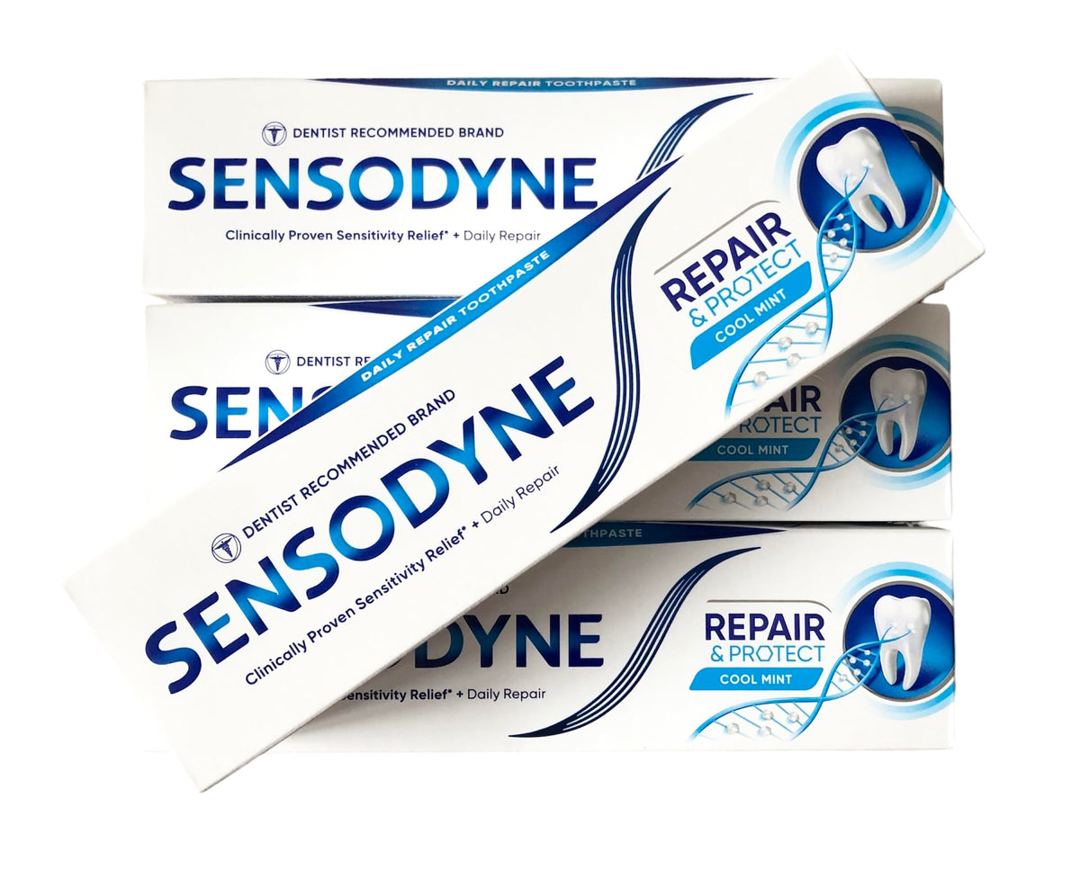 Sensodyne Repair & Protect Original Toothpaste, Sensitive Teeth, Mint, 75 ml