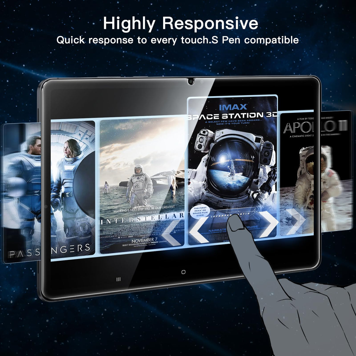 JETech Screen Protector for Galaxy Tab S10 Lite/S10 FE/S9 FE/S9, 2-Pack