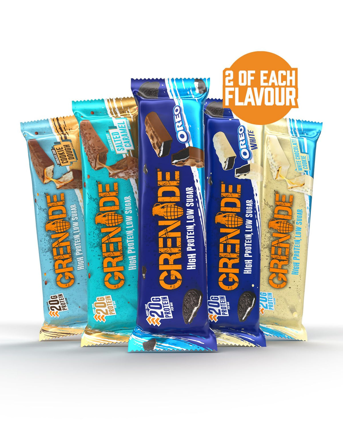 Grenade Chocolate Chip Salted Caramel Protein Bars, 12 x 60 g