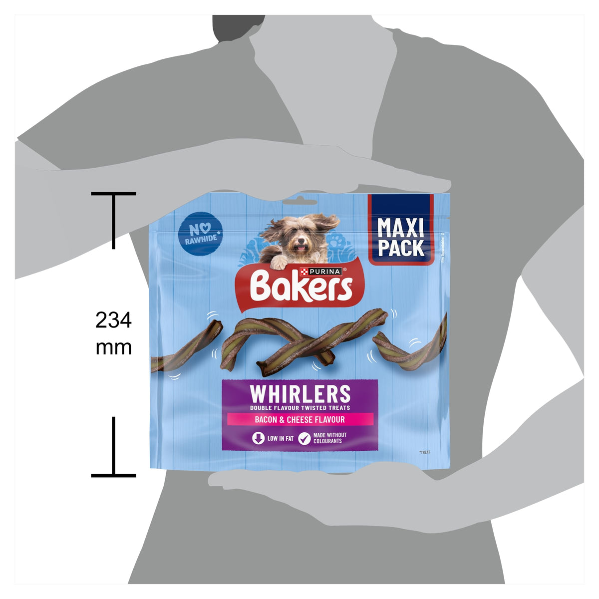 BAKERS Sizzlers Bacon Dog Treats 315g (Pack of 3)