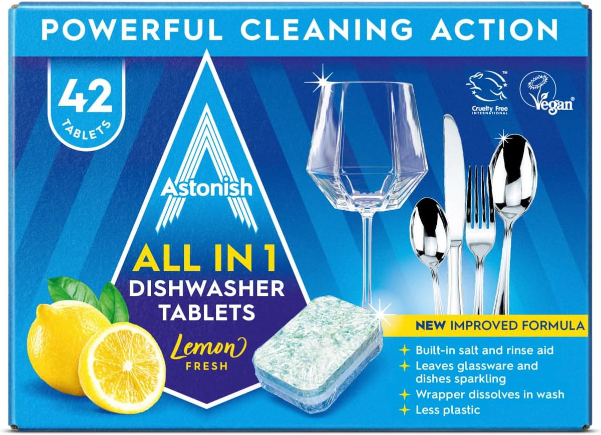 Astonish All in 1 Dishwash Tabs Pk42