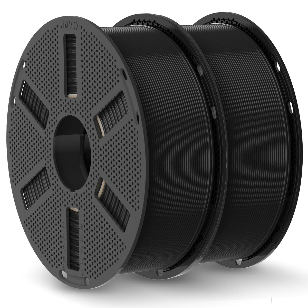 JAYO PLA+ 3D Printing Filament 1.75 mm, 1.1KG (2.4lbs) Spool Black