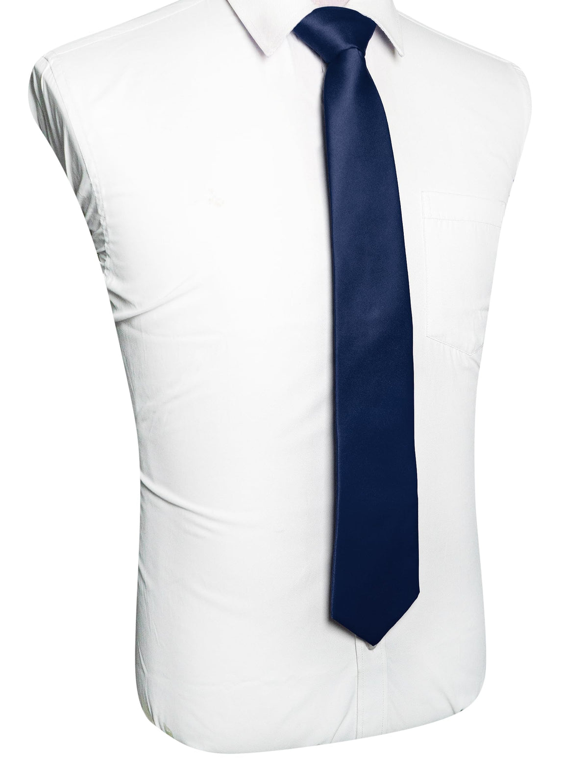 RBOCOTT Solid Color Tie Mens Necktie for Business and Wedding Party