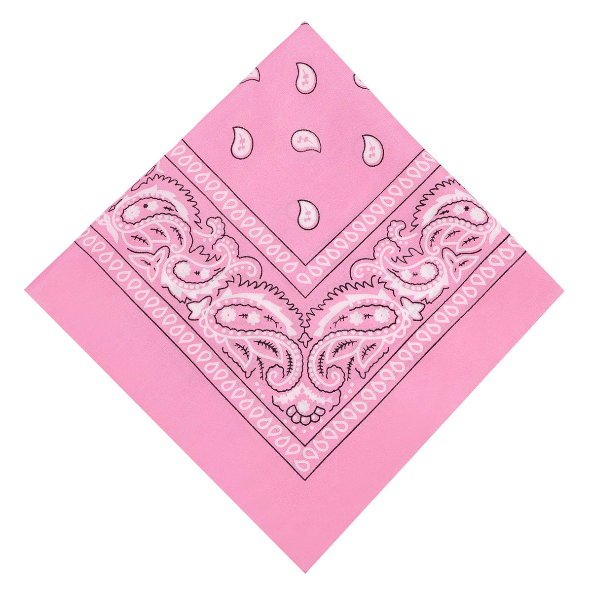 Aomig Bandana Head Scarf for Men and Women, Stylish Cowboy Headband Handkerchief, Multi-purpose Hair Scarf Paisley Print Unisex Headwraps, Bib Party Face Covering Headwear for Motorcycling