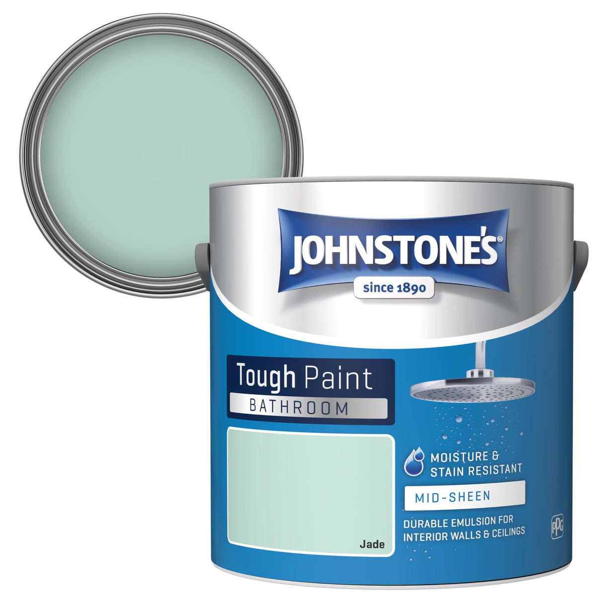 Johnstone's - Bathroom Wall & Ceiling Paint - Seashell - 2.5L