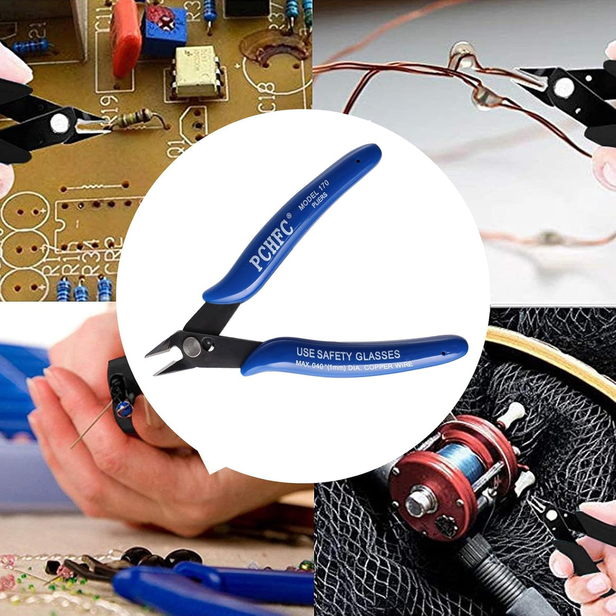 nuoshen Wire Cutter, Craft Wire Precision Electrical Cable Cutter