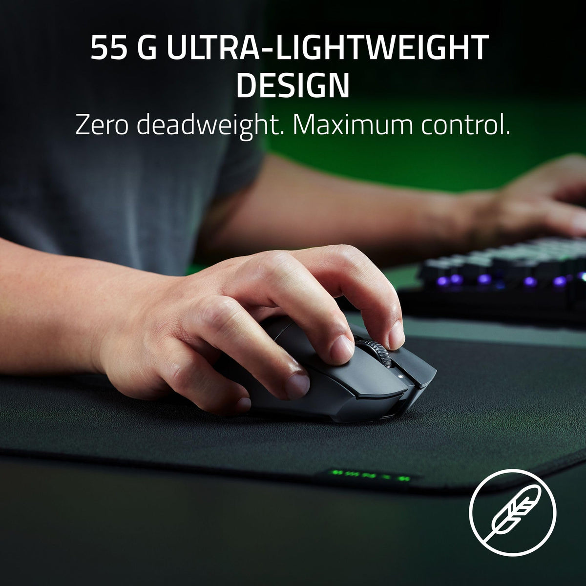 Razer DeathAdder Essential (2021) - Wired Gaming Mouse (Optical Sensor, 6400 DPI, 5 Programmable Buttons, Ergonomic Form Factor) White