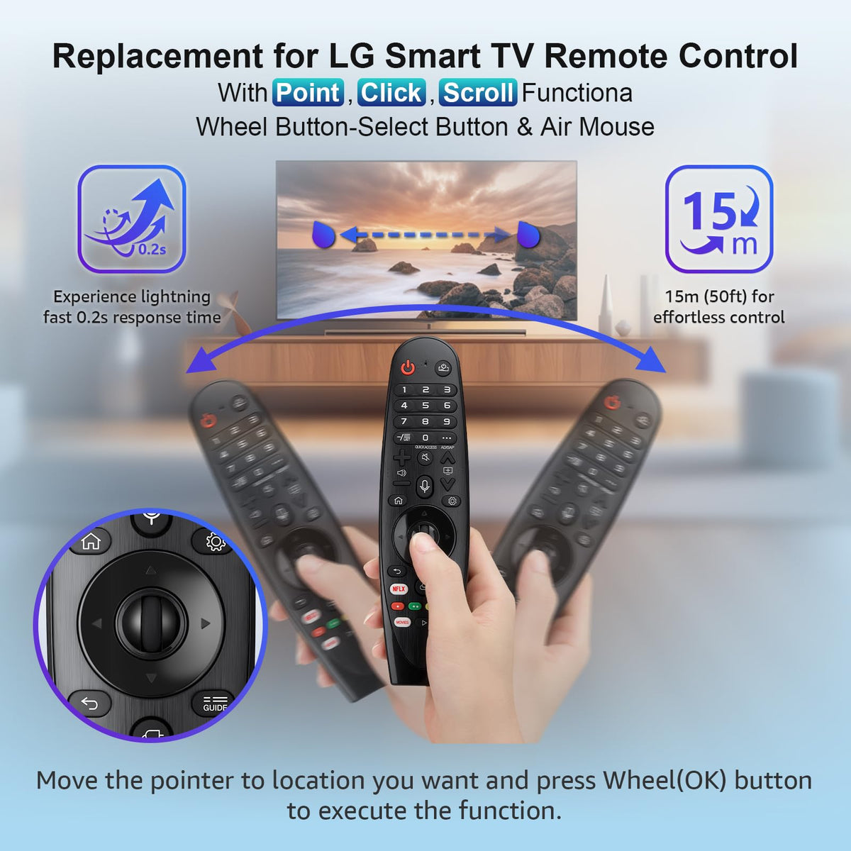 Universal for Samsung TV Remote Replacement【2 Pack】
