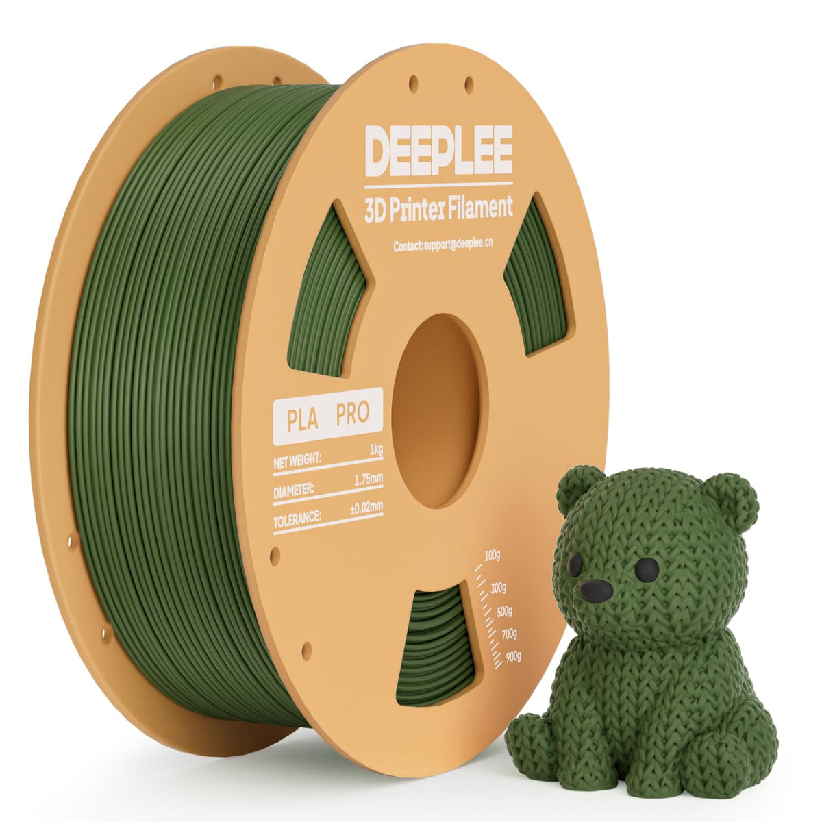 DEEPLEE PLA Filament 1.75mm PLA Pro White*1
