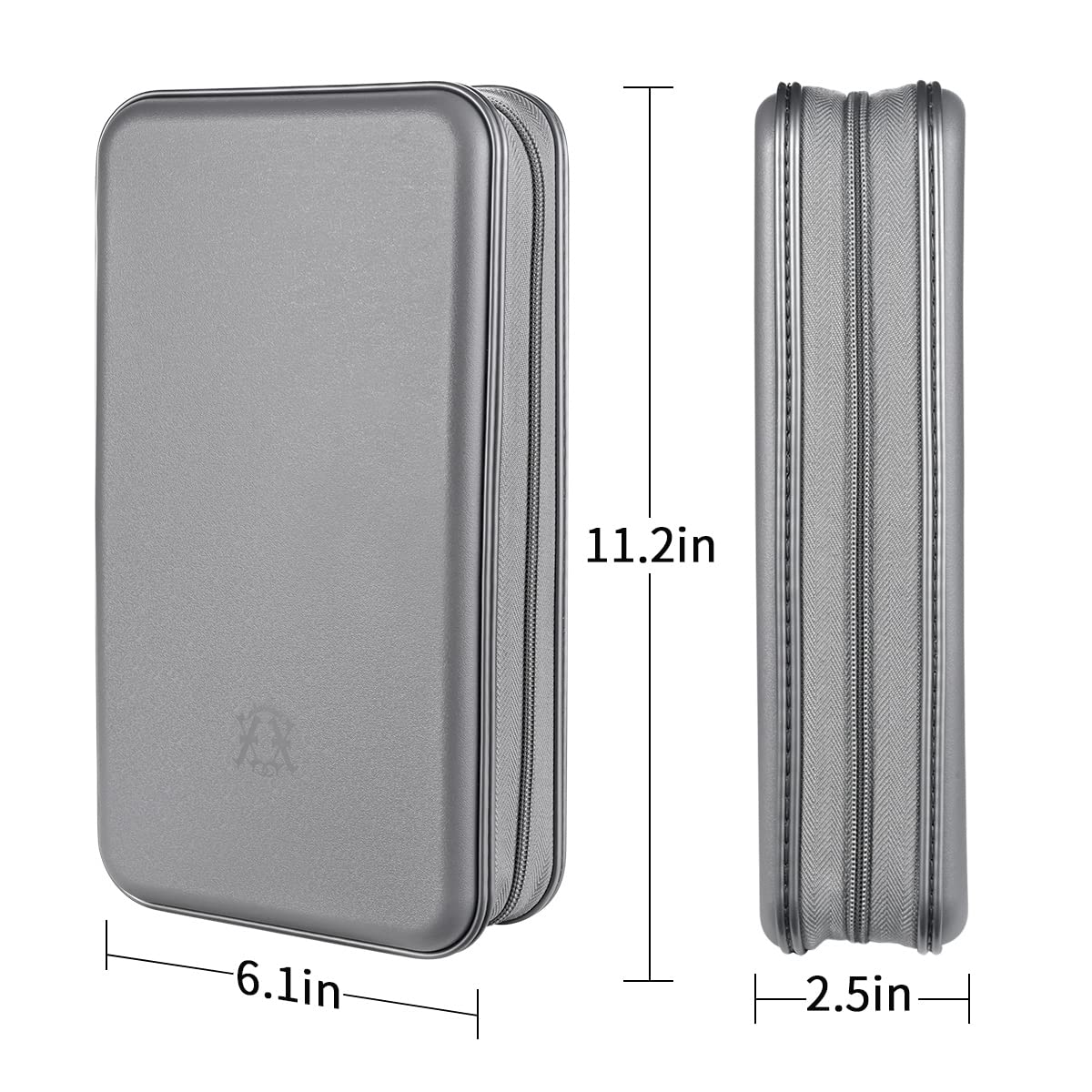 LIOVODE DVD Case, 96 Capacity CD Case Holder Organizer Disc Wallet for Car