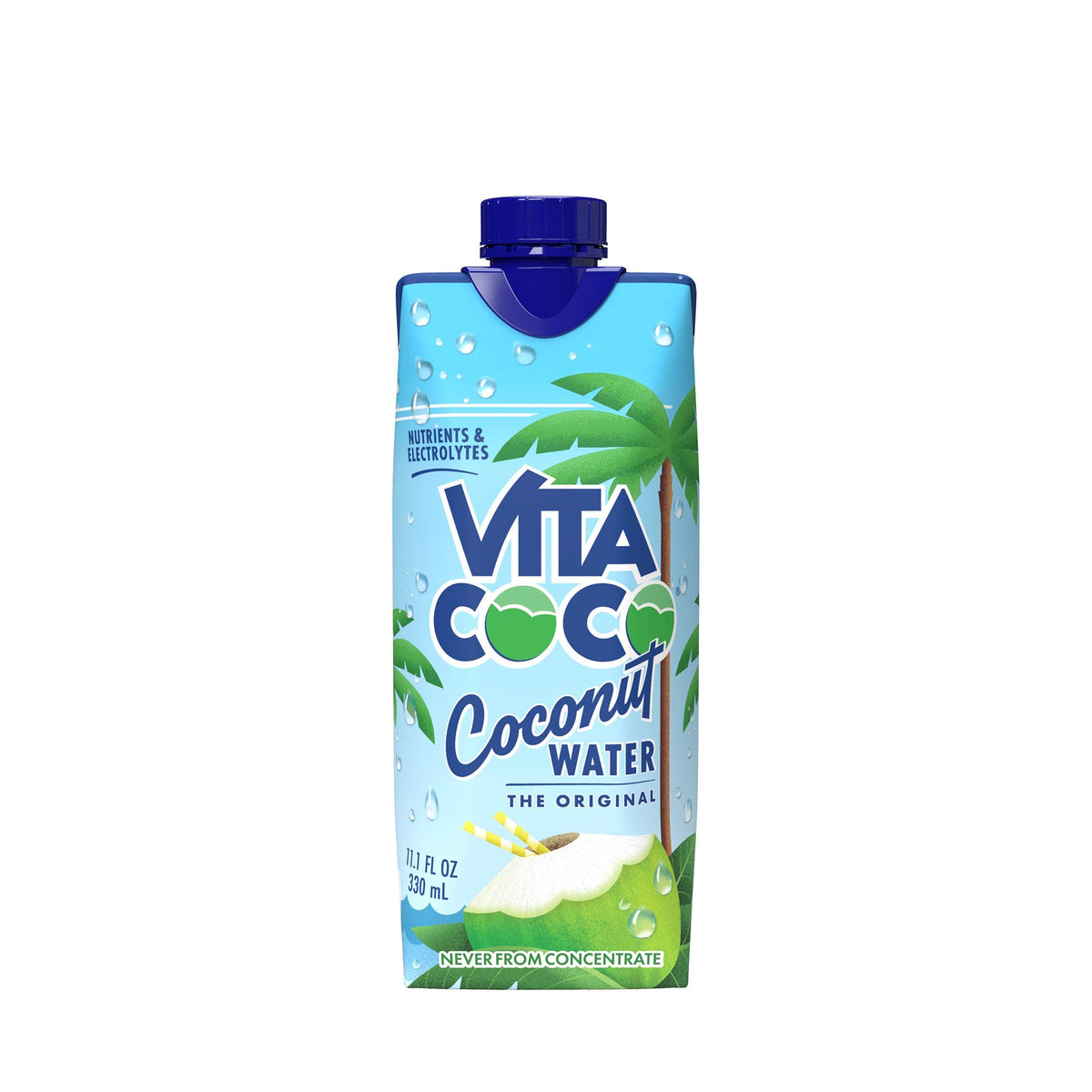 Vita Coco Original Coconut Water Multipack - 12x330ml - Rich in Vitamin C