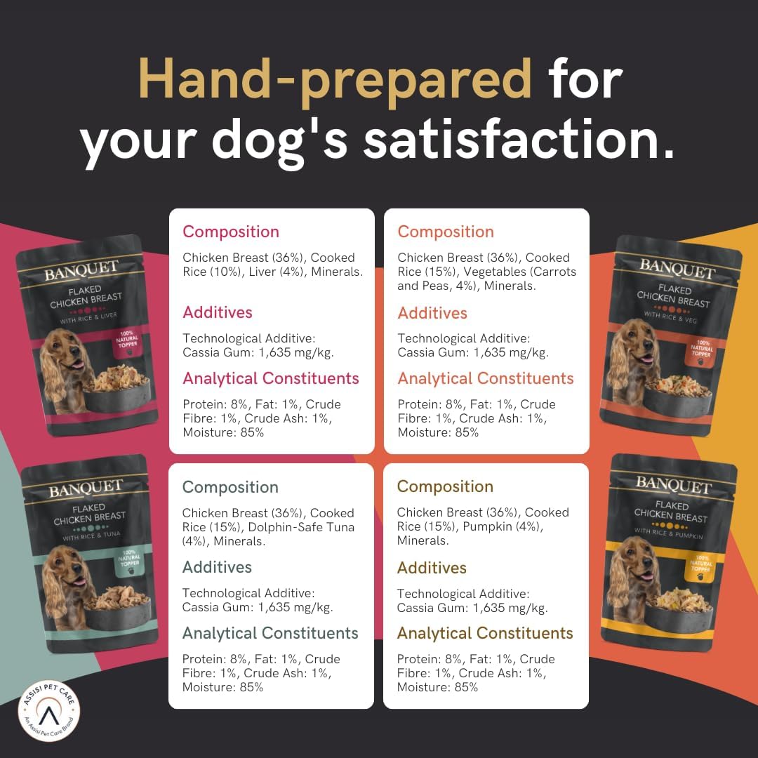 HiLife Banquet Adult Wet Dog Food, Mixed Multipacks Classic Collection & Supreme Selection, Made with 100% Natural Ingredients (36 Pouches x 100g)