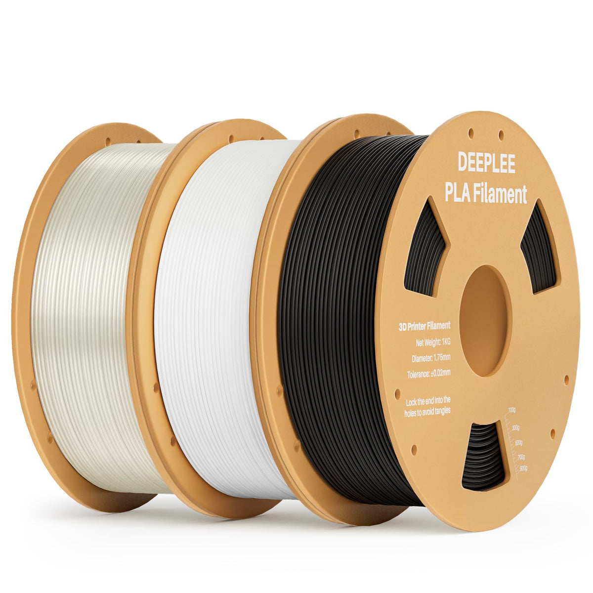 DEEPLEE PLA Filament 1.75mm White 1kg