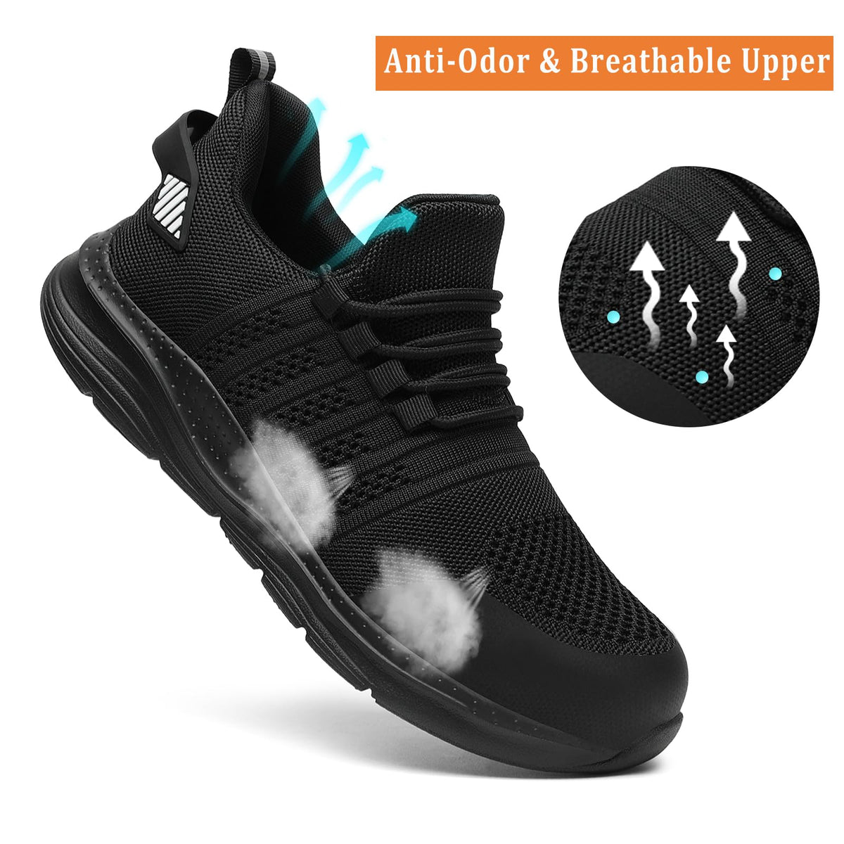 Safety Trainers Men Steel Toe Cap Trainers Work Safety Shoe