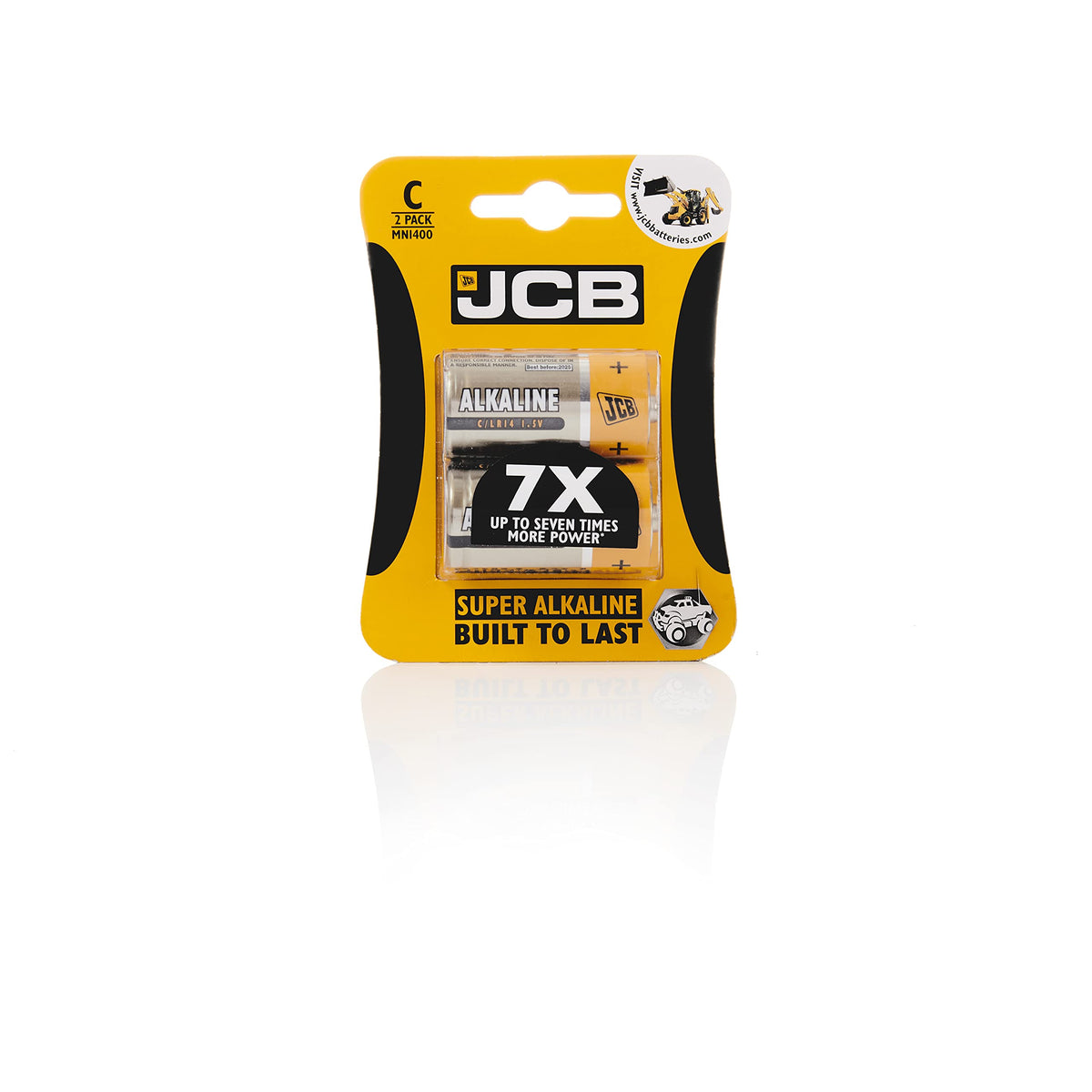 S12110 JCB D Size Super Alkaline Batteries - Pack of 4