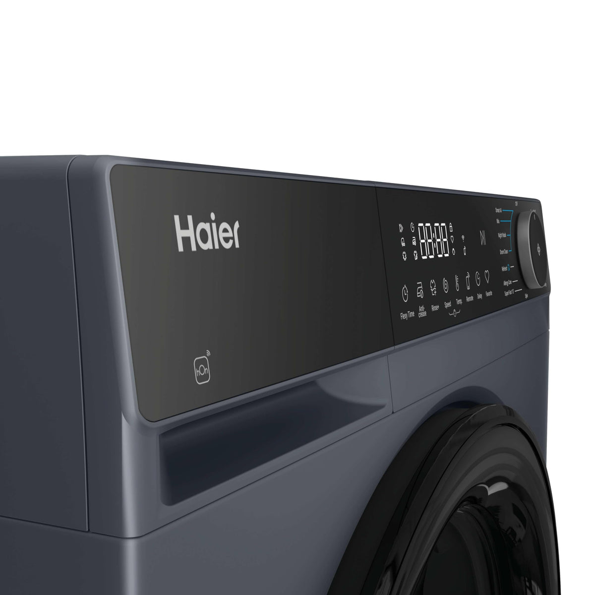 Haier X Series 5 Washing Machine, 13kg, Graphite & Black, A-20%, 1400 RPM