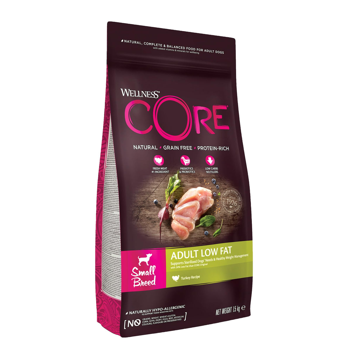 Wellness CORE Original 1.5 kg, Chicken & Turkey – Dry Dog Food