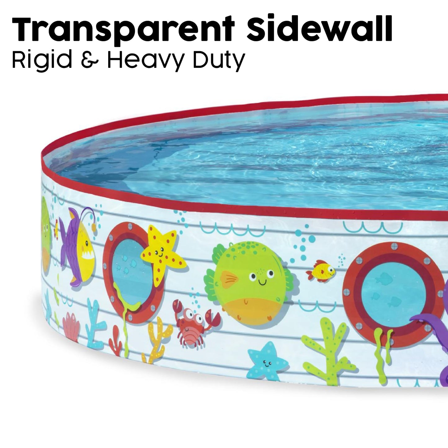 Bestway Sea Creature Kids Paddling Pool — 48 inch Round, 219 Litres | Toddlers & Children
