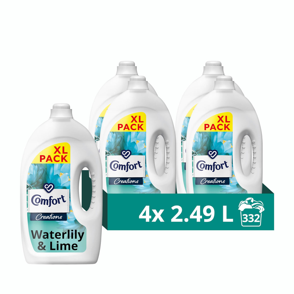 Comfort Perfume Creations Passion Bloom Fabric Conditioner Motion-Activated Fragrance Technology 100 Days of Freshness 30 washes (900 ml)